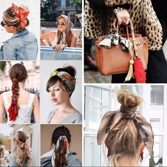 2/$24 RESTOCKED Floral Patchwork Scarf - Picture 2 of 4